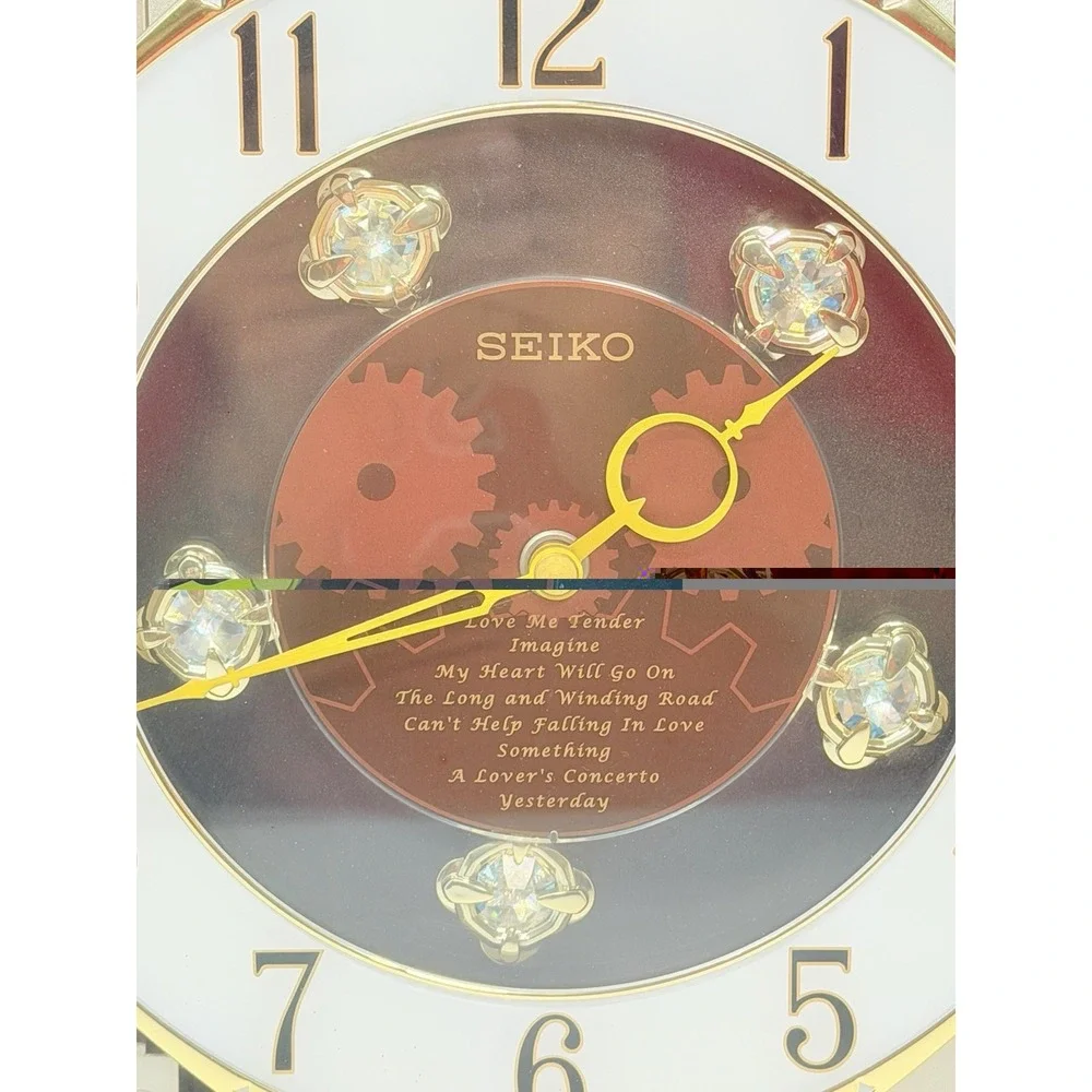 Seiko QXM147BRH Melodies in Motion Swarovski Musical Wall Clock Tested
